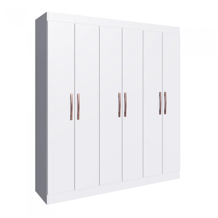 Dormitório Athenas 10 Portas 4 Gavetas - Branco - REF.: 158810-4