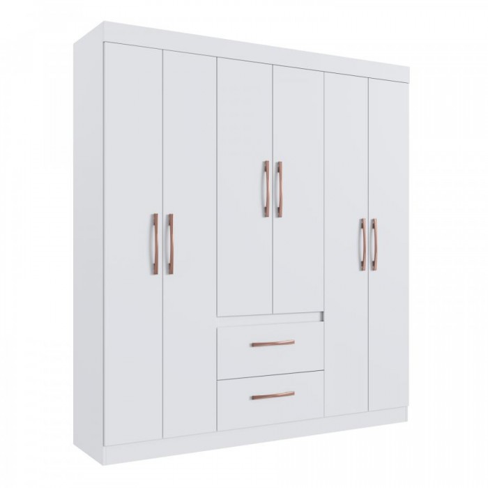 Guarda Roupa Santiago 90906 - Branco - 90906-4
