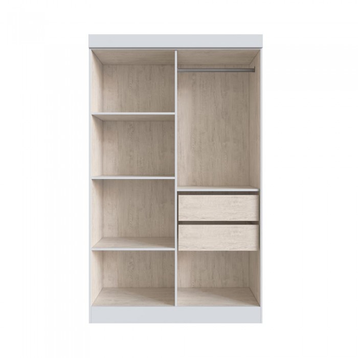 Guarda Roupa 100% MDF New Recife 68400 - Branco - REF.: 68400-4