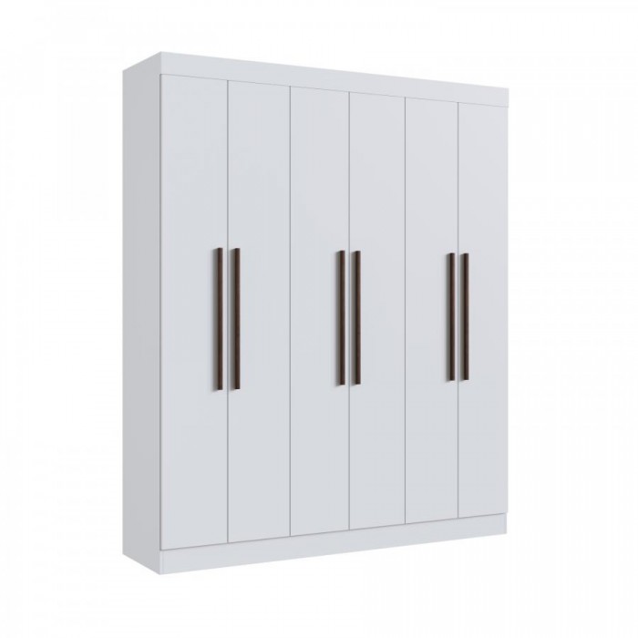 Guarda Roupa 100% MDF New York 21706 - Branco - 21706-4