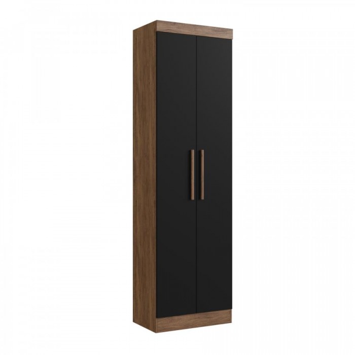 Multiuso 100% MDF Charlotte 88300 - Castanho/Preto - 88300-112