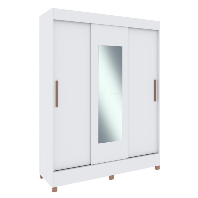 Guarda Roupa Marselha 24503 C/ Pé e 2 Espelhos