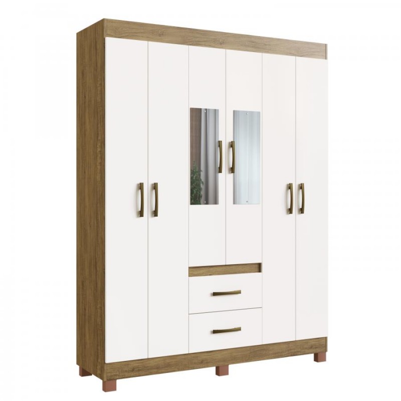 Guarda Roupa Rivera 30206 C/ Pé e Espelho