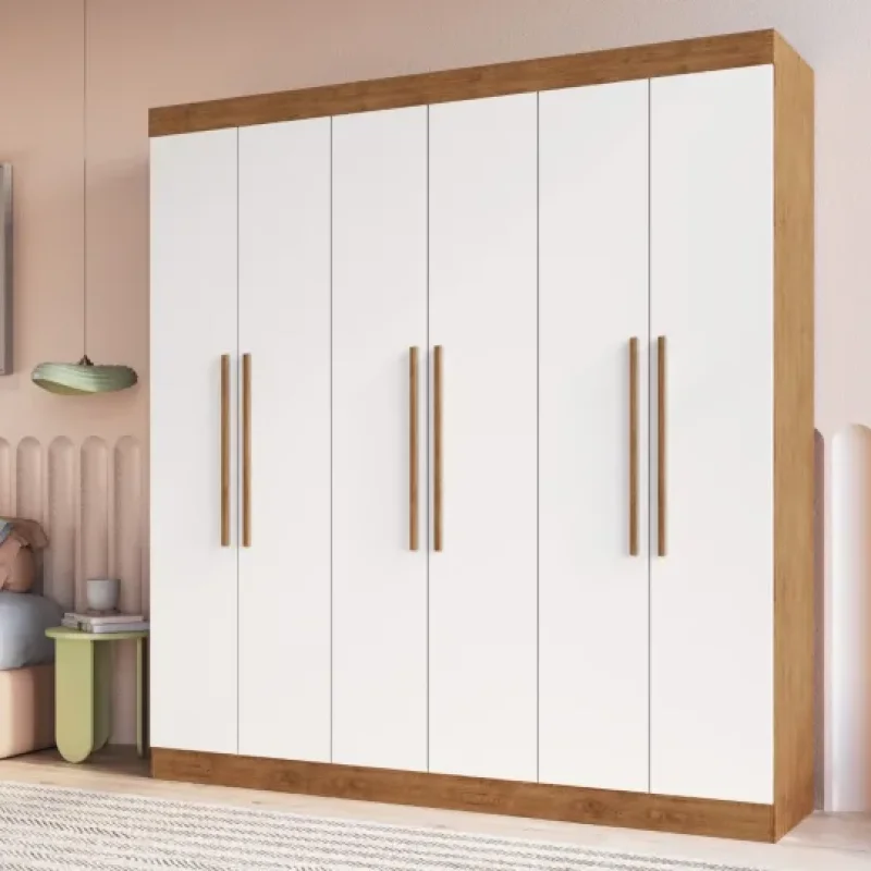 GUARDA ROUPA DARWIN 6 PORTAS MDF