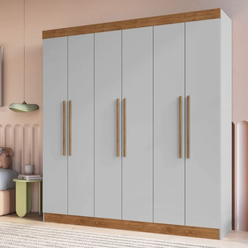 GUARDA ROUPA DARWIN 6 PORTAS MDF