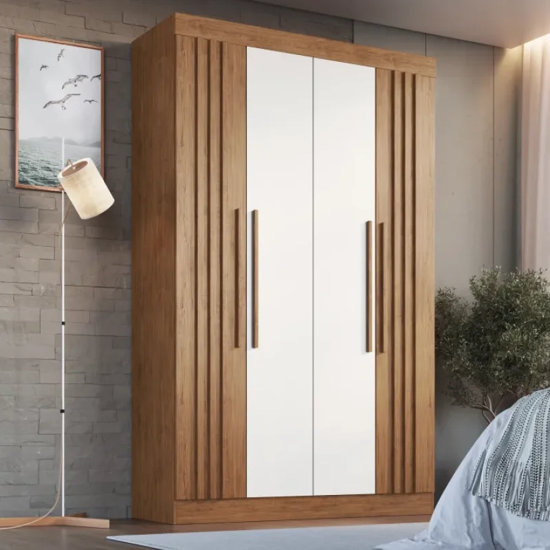 GUARDA-ROUPA RIPADO ZURIQUE 4 PORTAS MDF