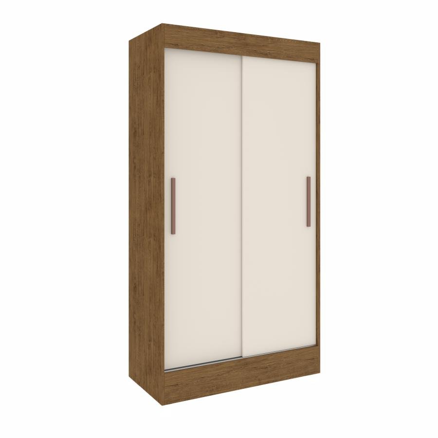 Guarda Roupa Lyon 24502 - Off White/ Nogueira - 24502-72