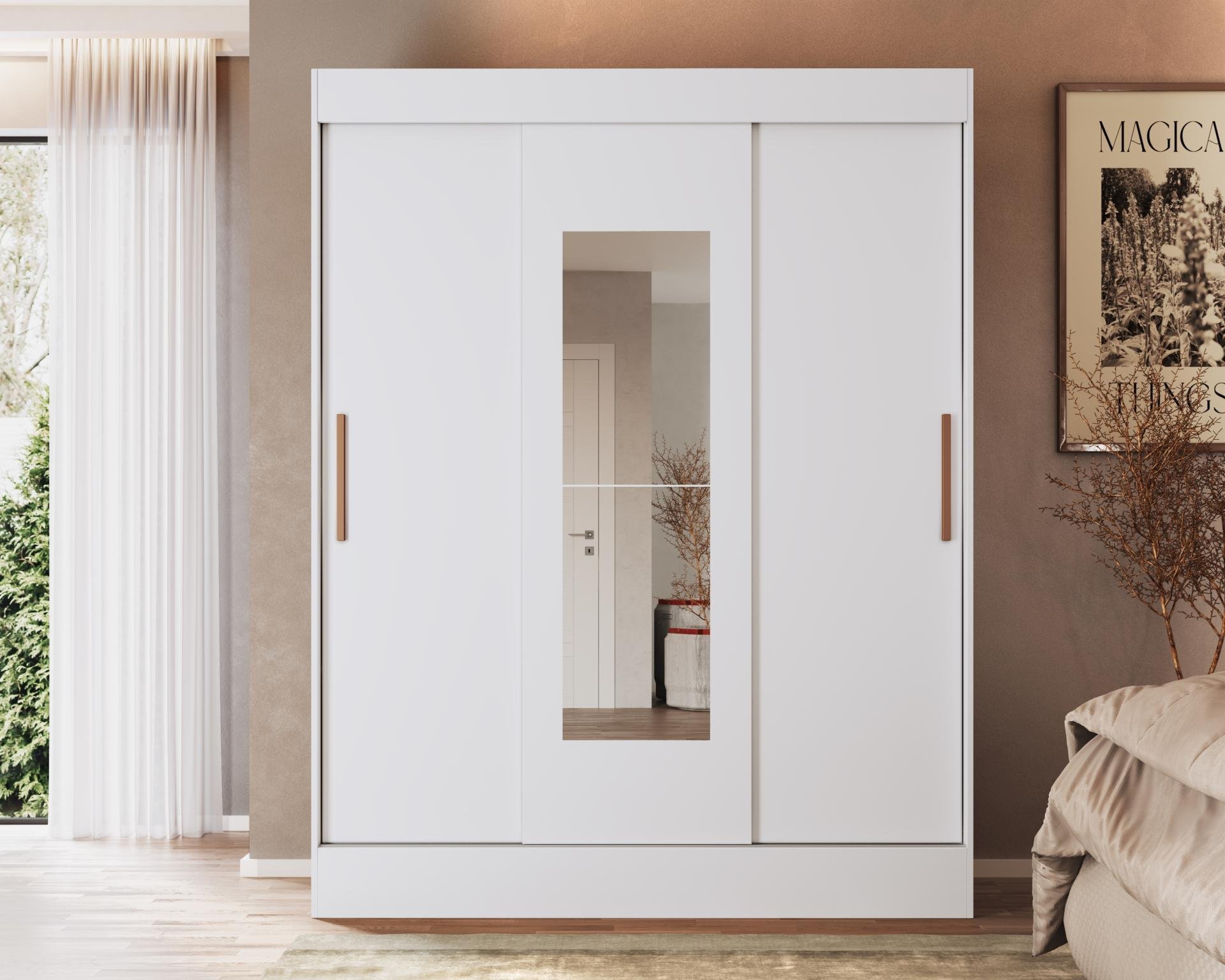 Guarda Roupa Marselha 24503 C/ Pé e 2 Espelhos - foto ambientada