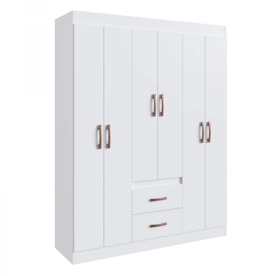 Guarda Roupa Montevideu 10206 - Branco - 10206-4