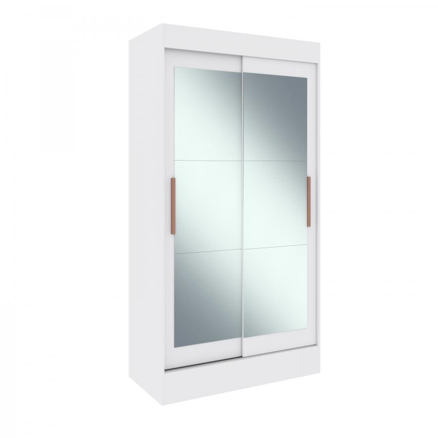 Guarda Roupa Lyon 245024 C/ 6 Espelhos - Branco - 245024-4
