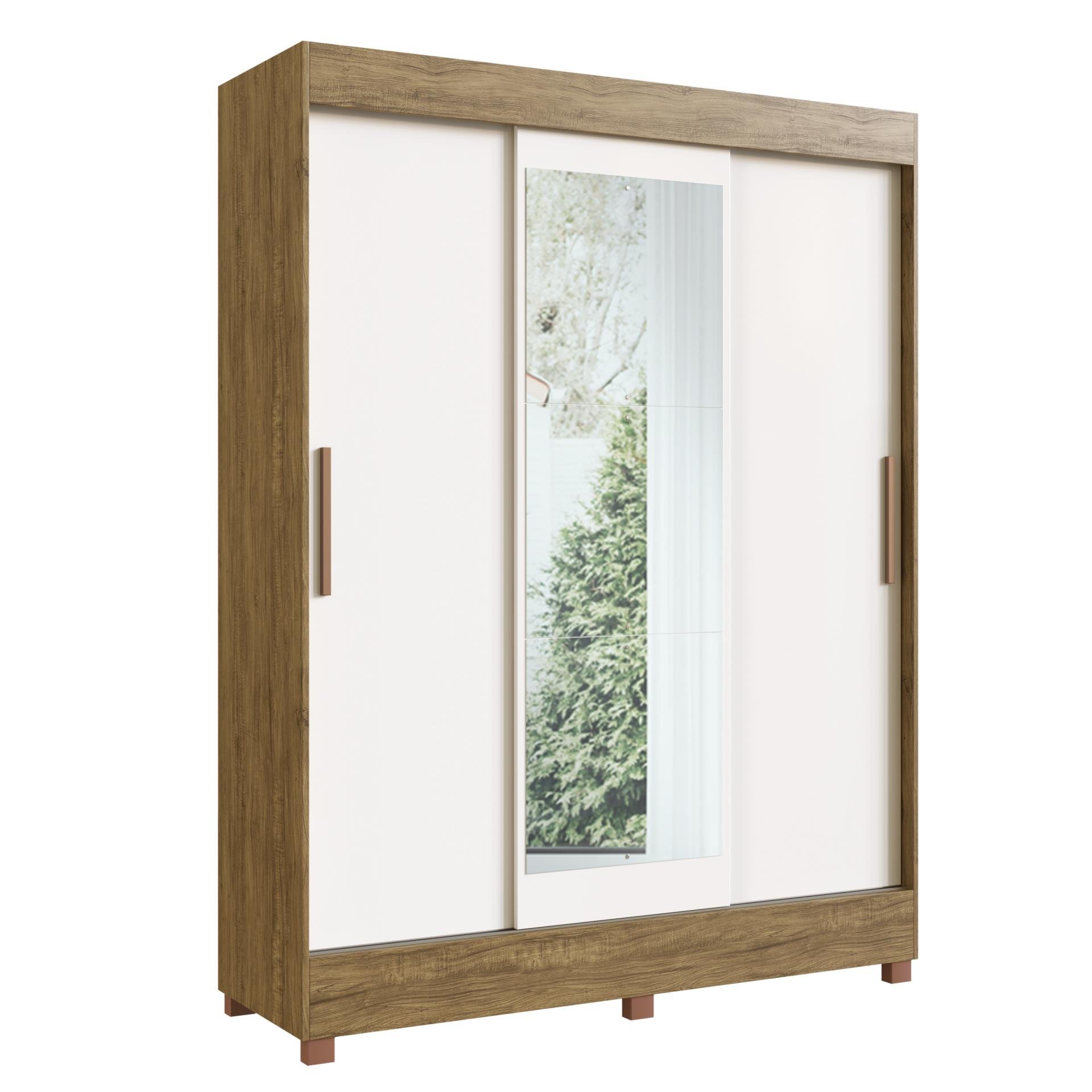 Guarda Roupa Marselha 24503 C/ Pé e 3 Espelhos - foto ambientada