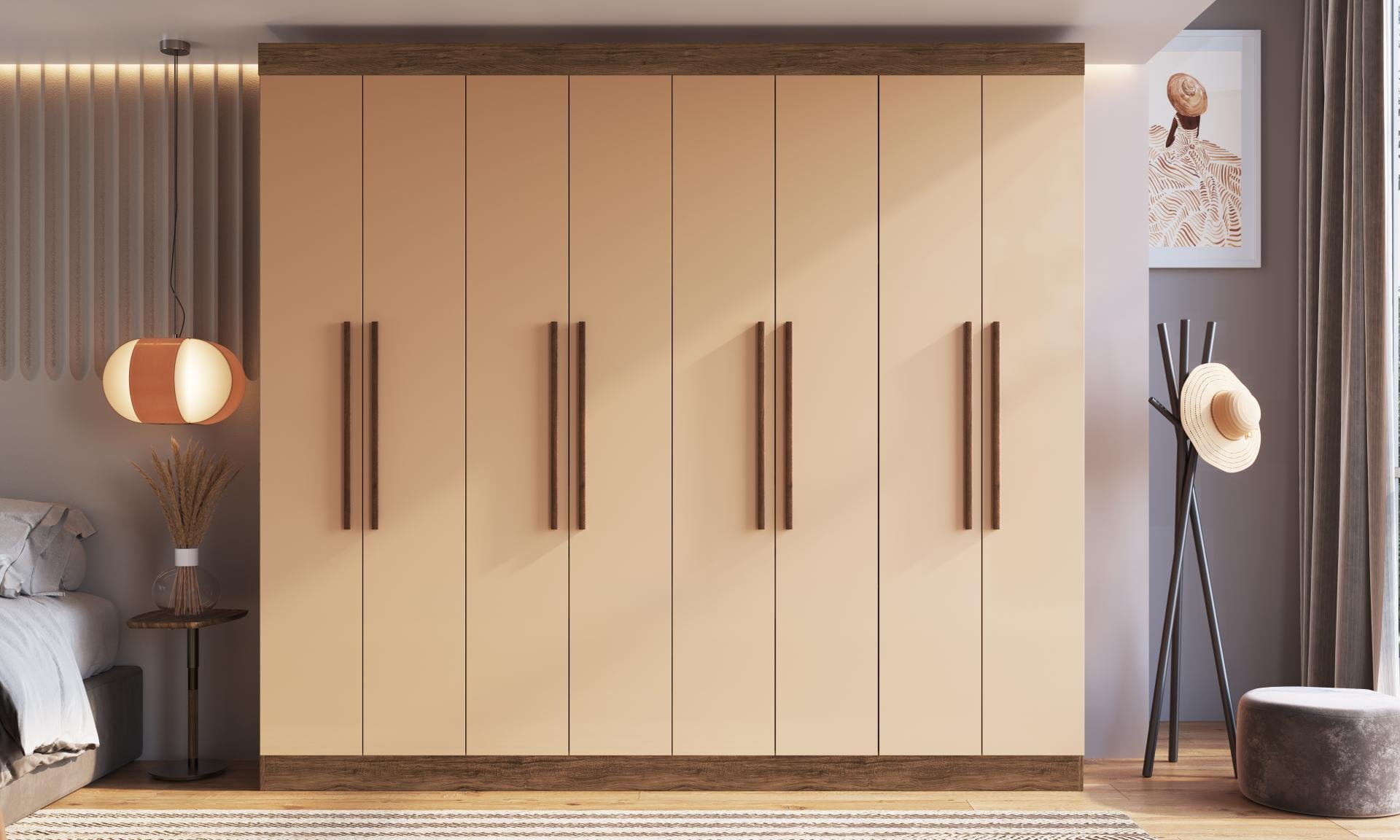 Guarda Roupa 100% MDF California 60800 - foto ambientada