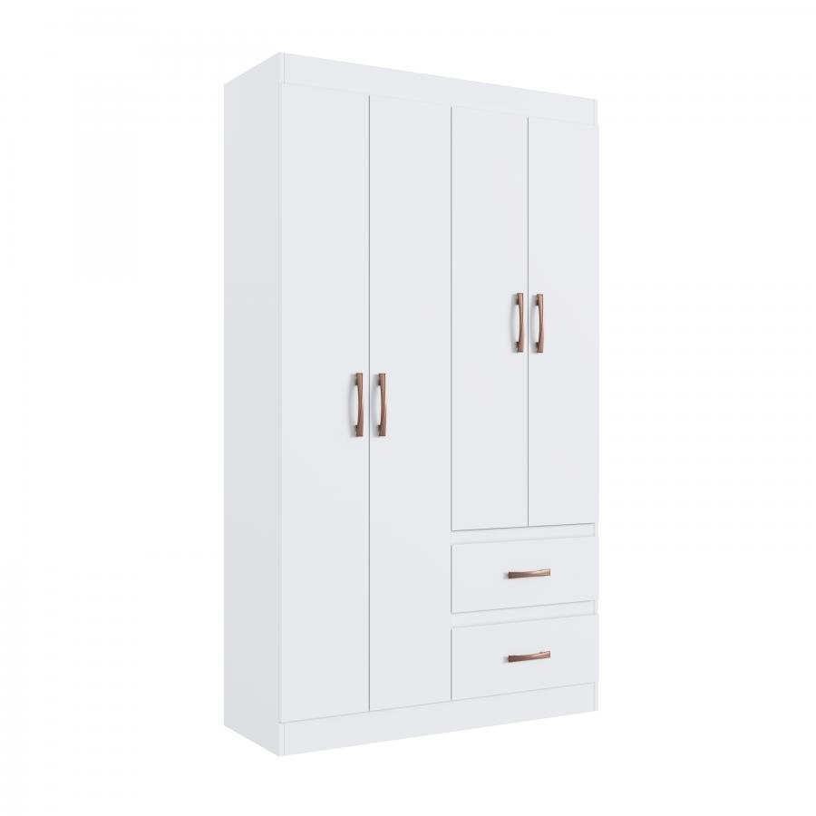 Guarda Roupa Dallas 55400 - Branco - 55400-4