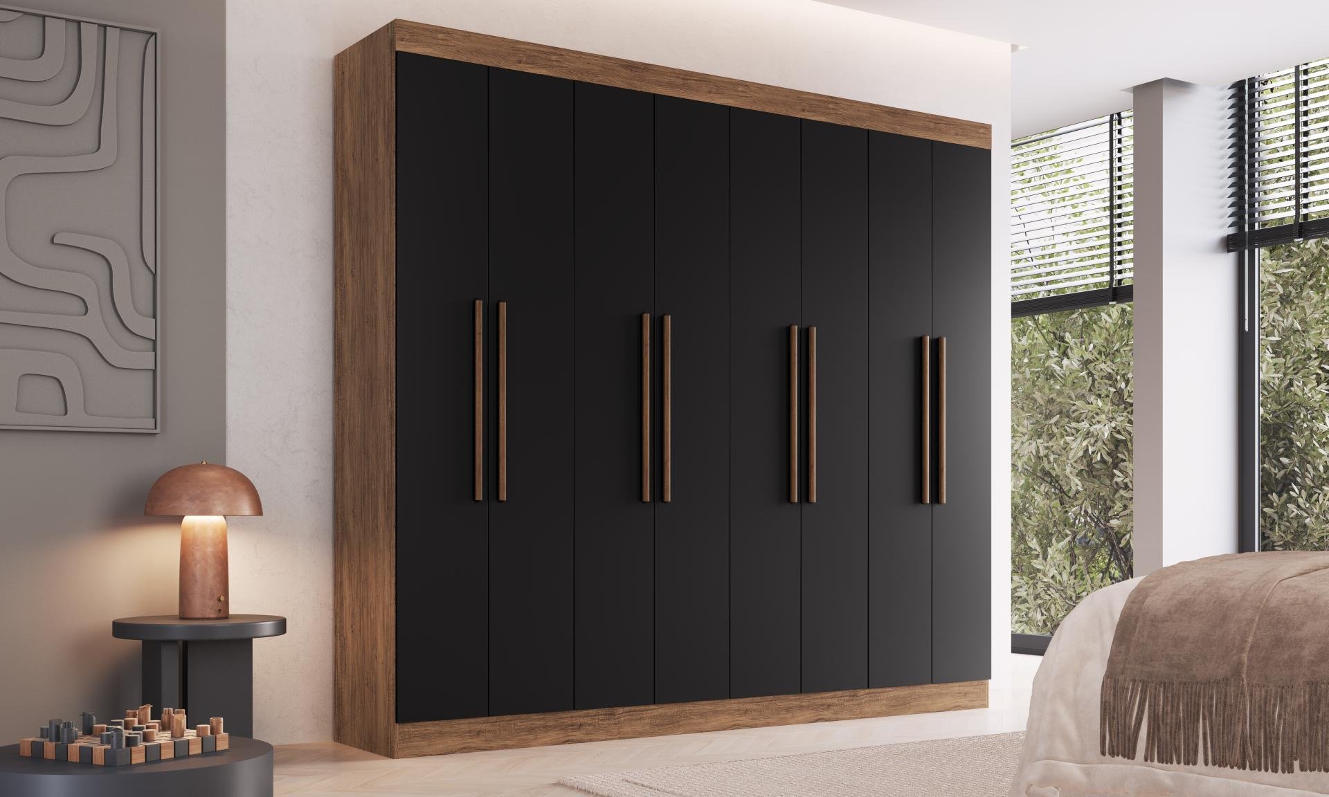 Guarda Roupa 100% MDF California 60800 - foto ambientada