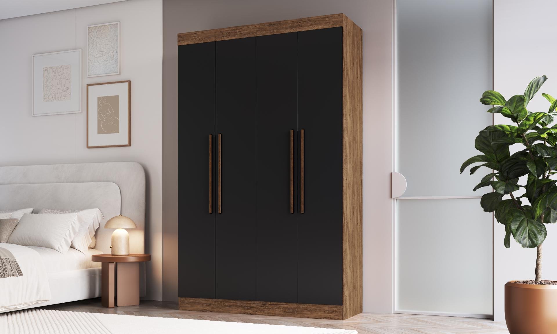 Guarda Roupa 100% MDF Orlando 60400 - foto ambientada