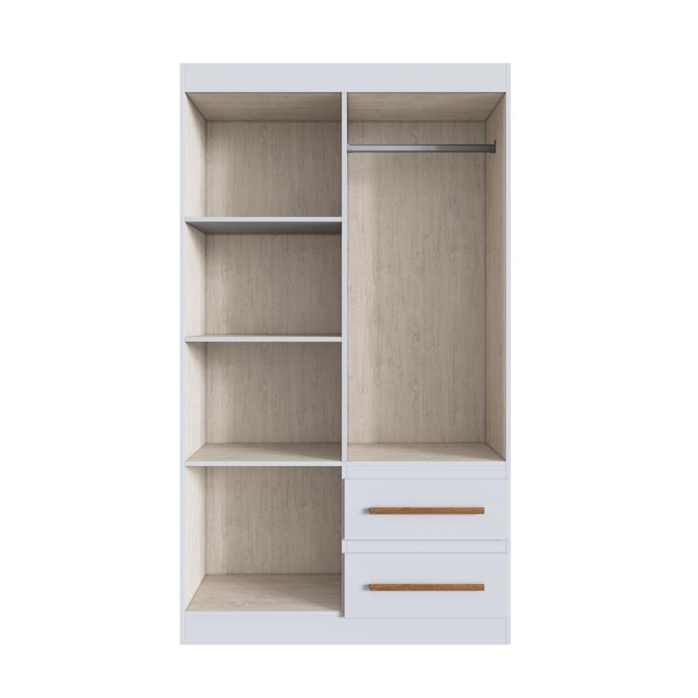 Guarda Roupa 100% MDF Palermo 67400 - Branco - REF.: 67400-4